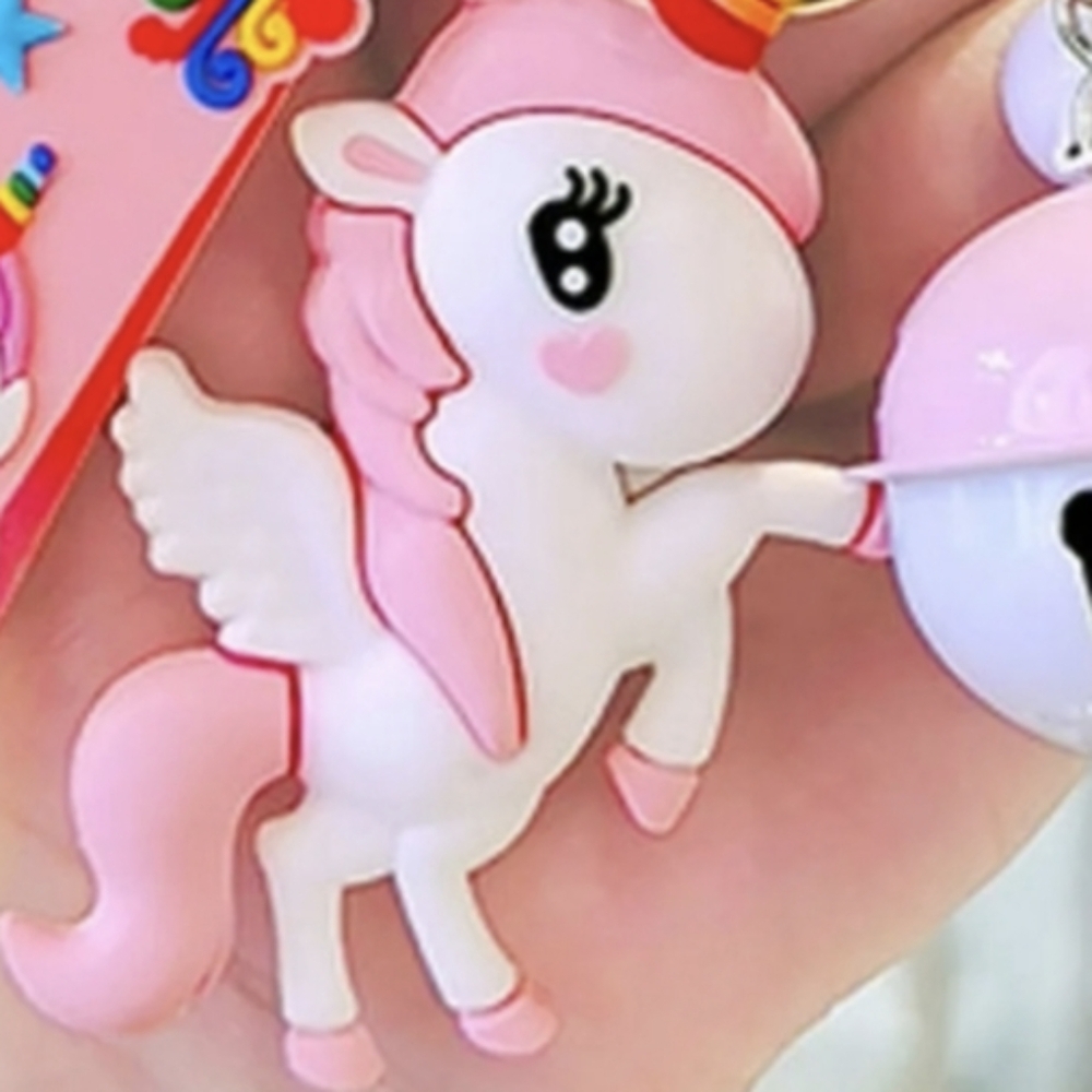 Unicorn Purse Charm Keychain new - Picture 2 of 3